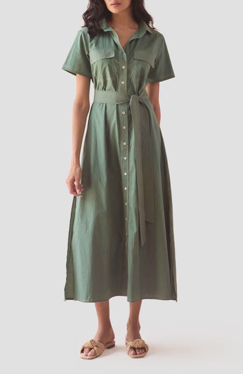 Cotton Amira Shirt Dress