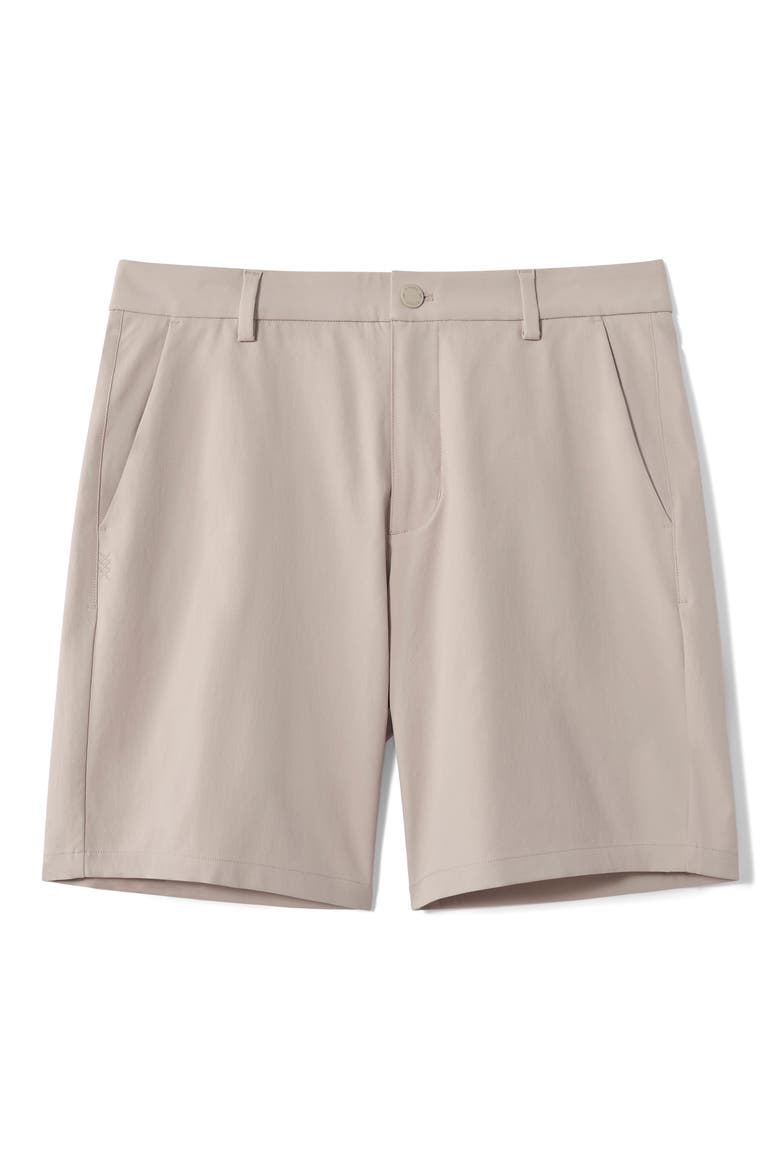 Momentum Water Repellent 9-Inch Golf Shorts, Alternate, color, STONE