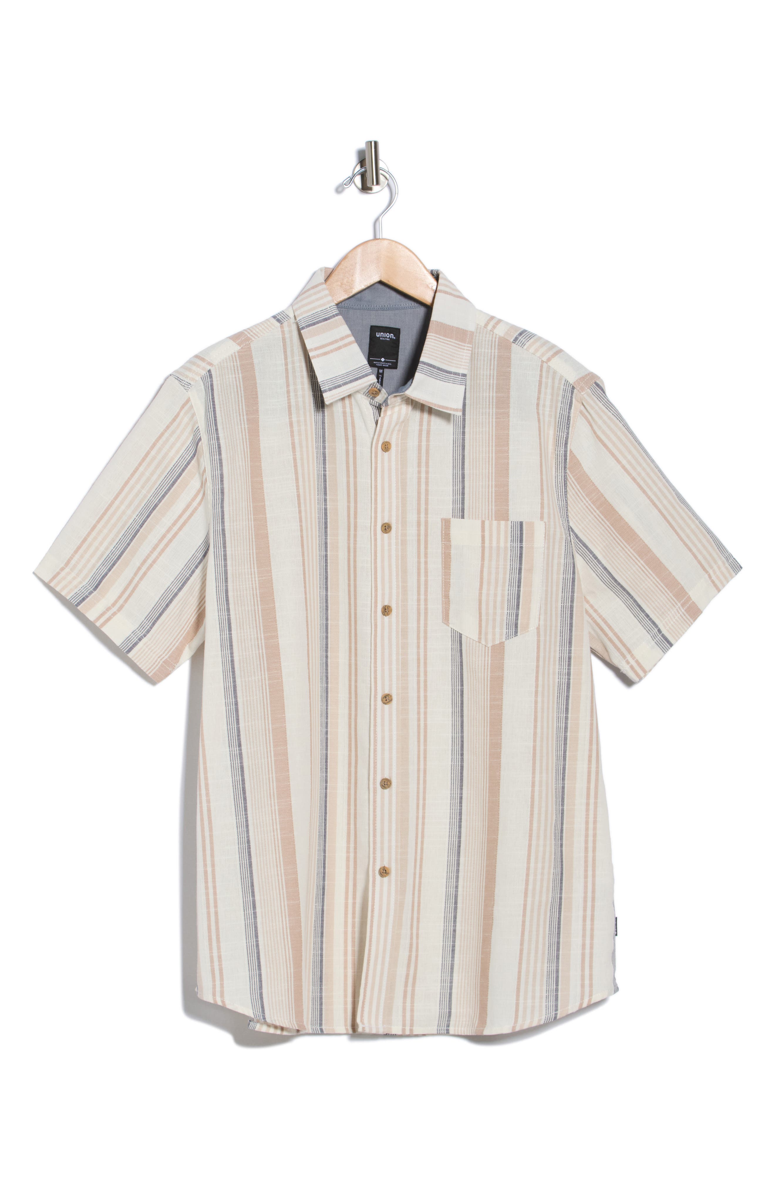 Union Rio Stripe Short Sleeve Button-Up Shirt