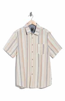 Union Rio Stripe Short Sleeve Button-Up Shirt