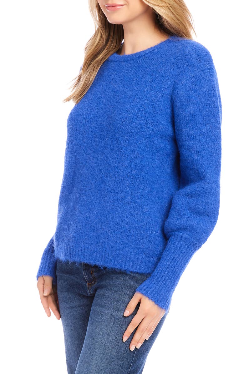 Karen Kane Blouson Sleeve Crewneck Sweater, Alternate, color, 