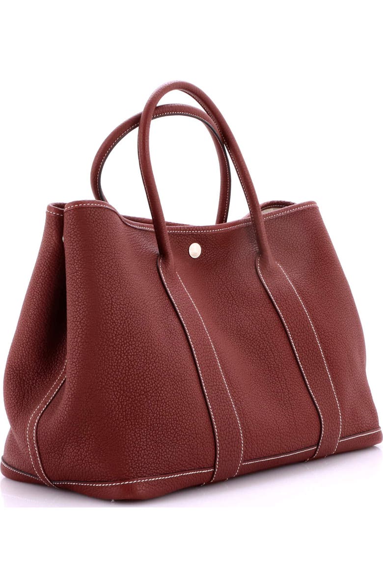 Pre-Owned Hermes Garden Party Tote Leather 36, Alternate, color, Rouge H