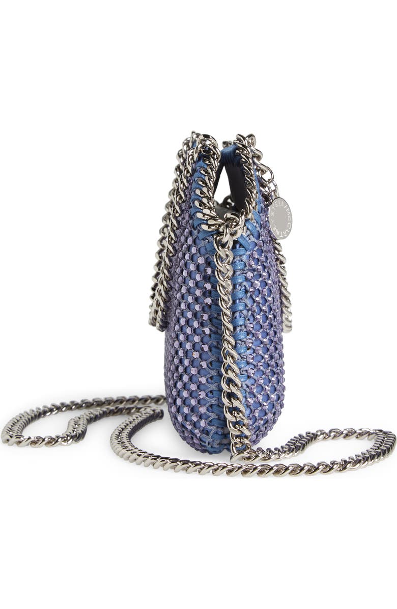 Stella McCartney Tiny Falabella Crystal Mesh Tote, Alternate, color,