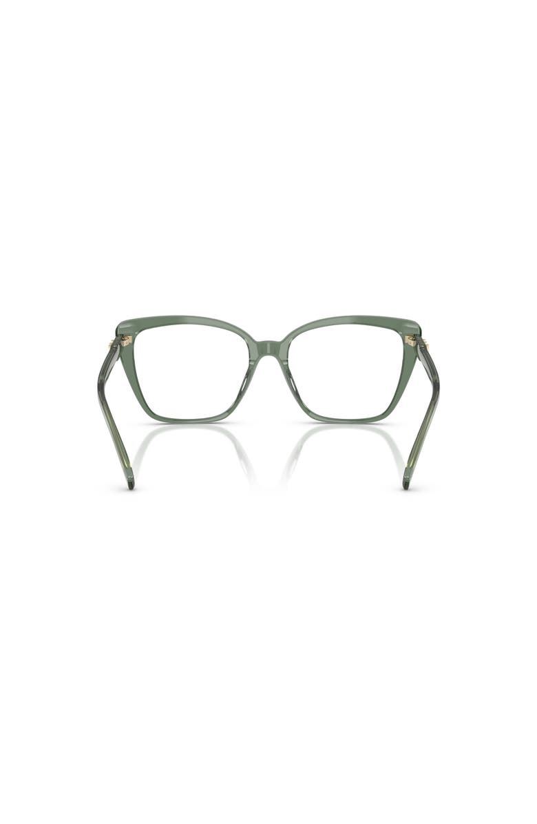 Michael Kors 53mm Square optical glasses, Alternate, color, Green