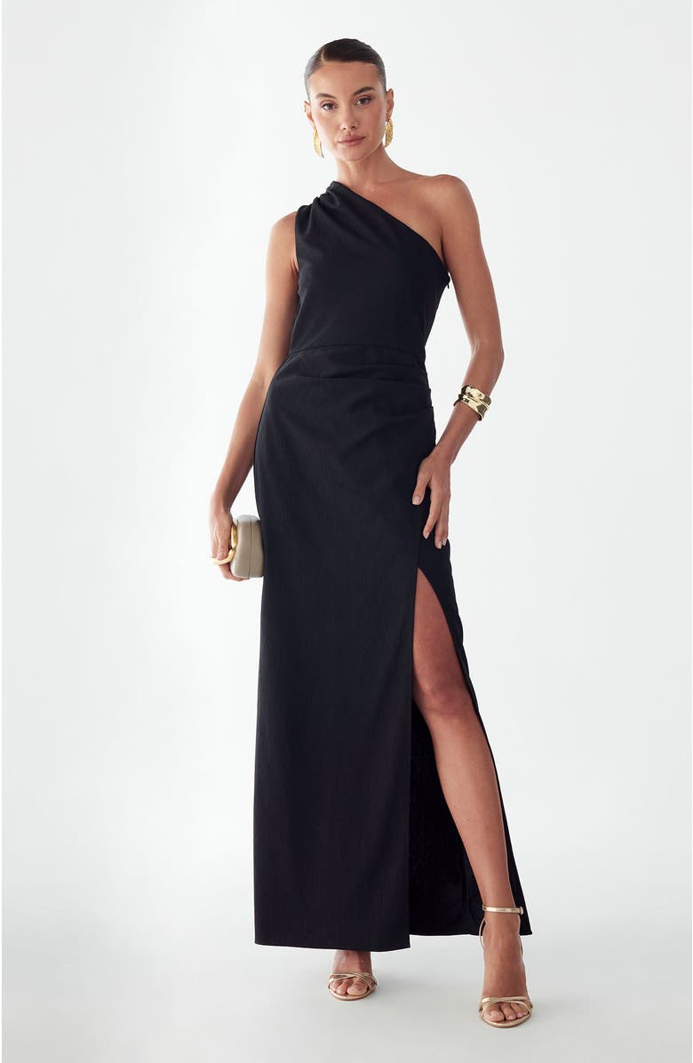 BWLDR Robin Maxi Dress, Alternate, color, Black