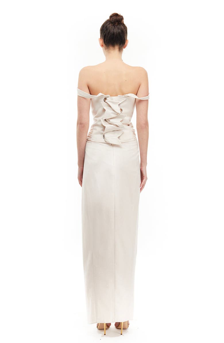 Mother of All Olive Maxi Dress, Alternate, color, Cream