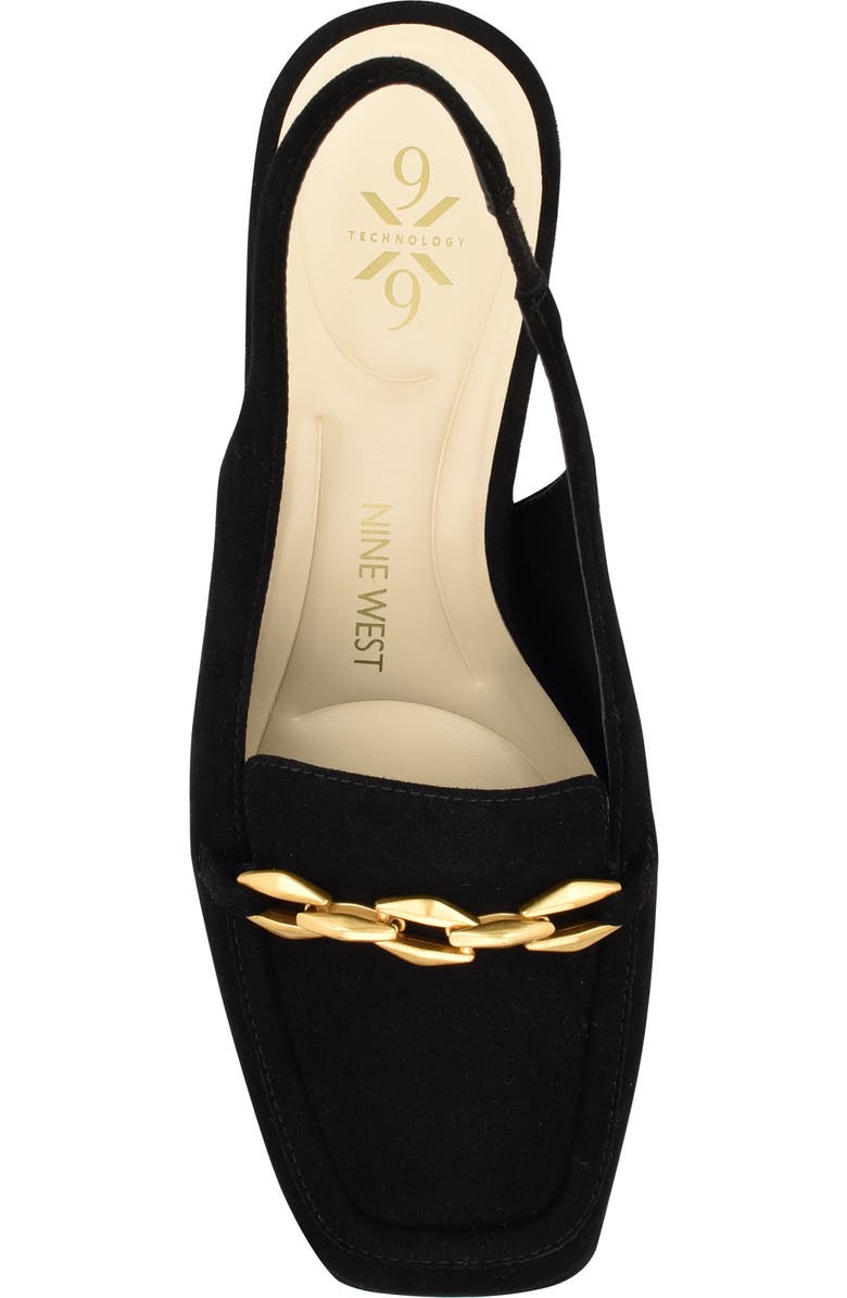 Nine West Mella 9x9 Slingback Loafer Pump, Alternate, color,