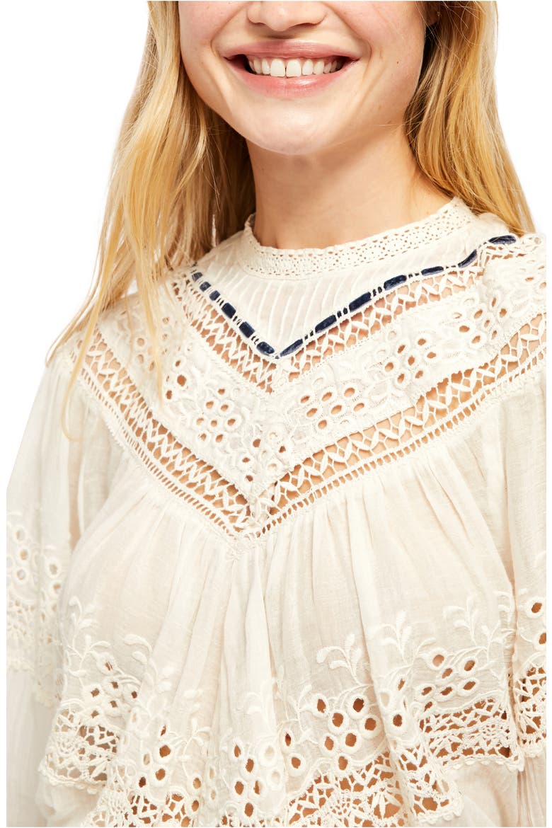 Abigail Victorian Top, Alternate, color, IVORY