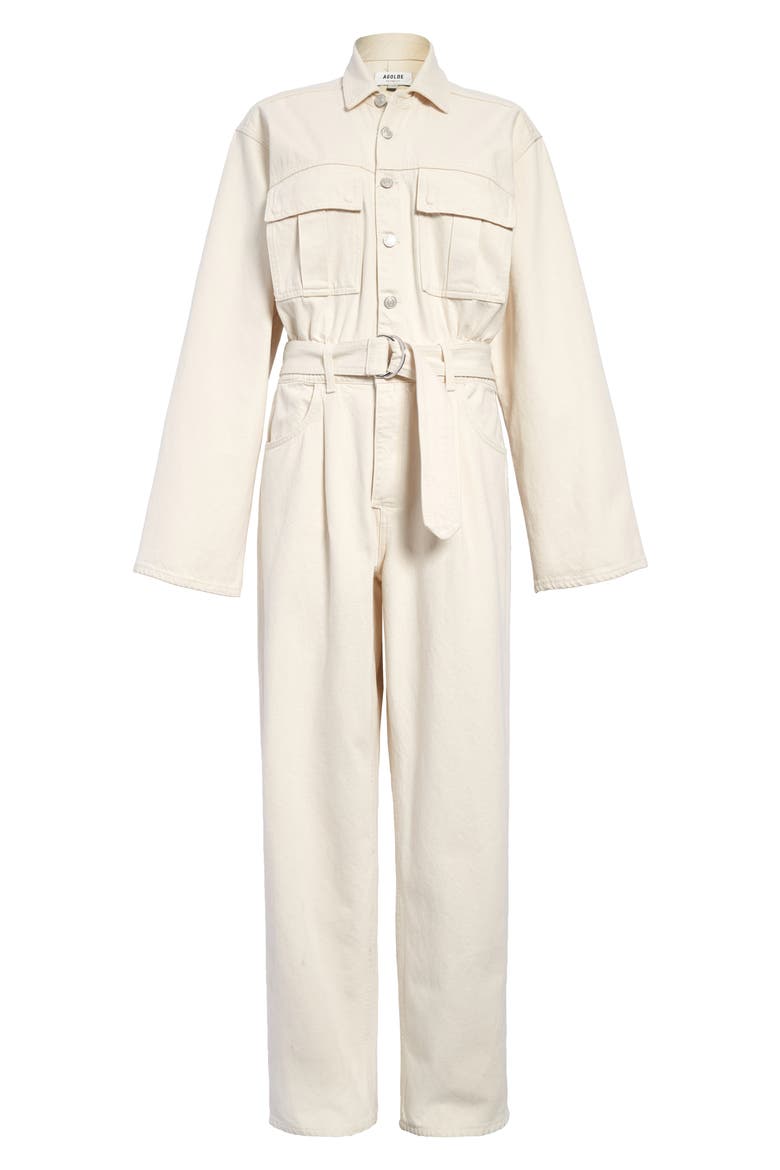 Tatum All in One Denim Jumpsuit, Alternate, color, PAPER