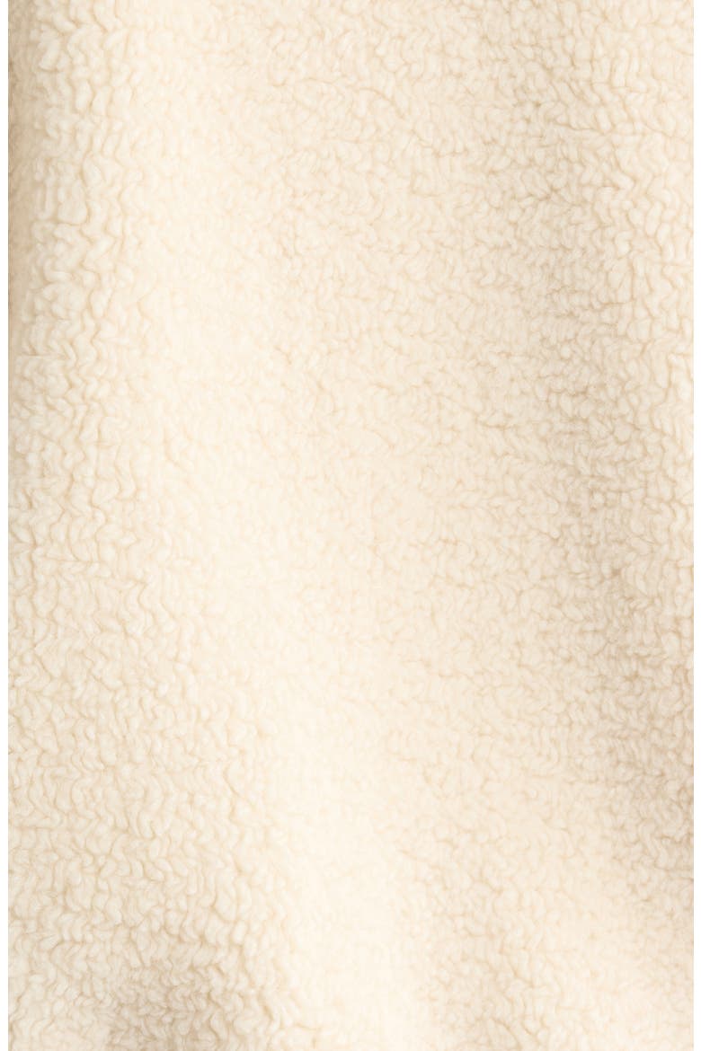 Glacier Faux Shearling Jacket, Alternate, color, IVORY BIRCH