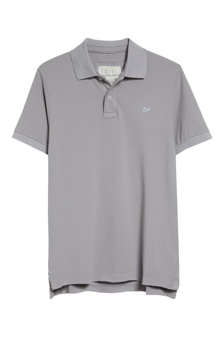 Gender Inclusive Logo Embroidered Polo, Alternate, color, GREY