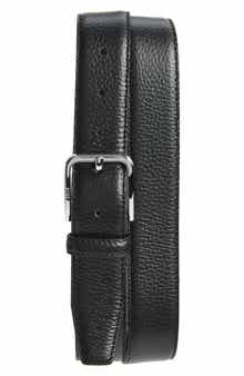 Madison Grained Leather Belt