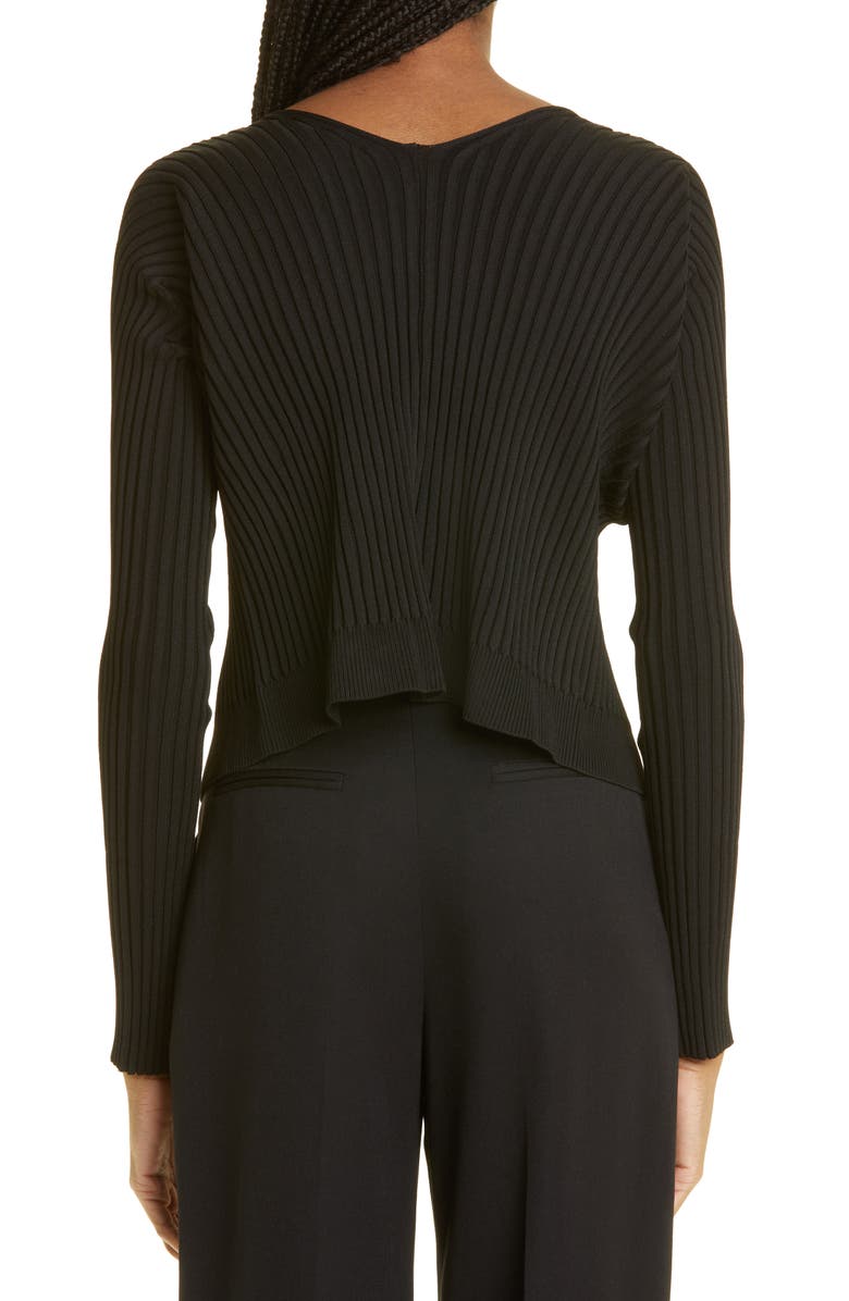 Jacquemus La Maille Pral Rib Cardigan, Alternate, color, 