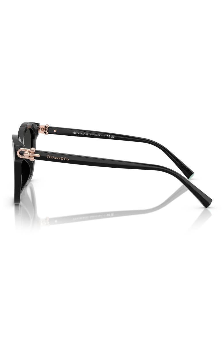 54mm Gradient Square Sunglasses, Alternate, color, BLACK / GREY GRADIENT