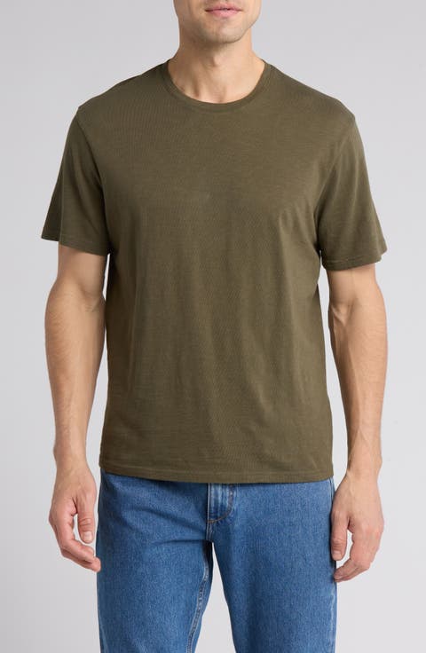 Slub Cotton Crewneck T-Shirt