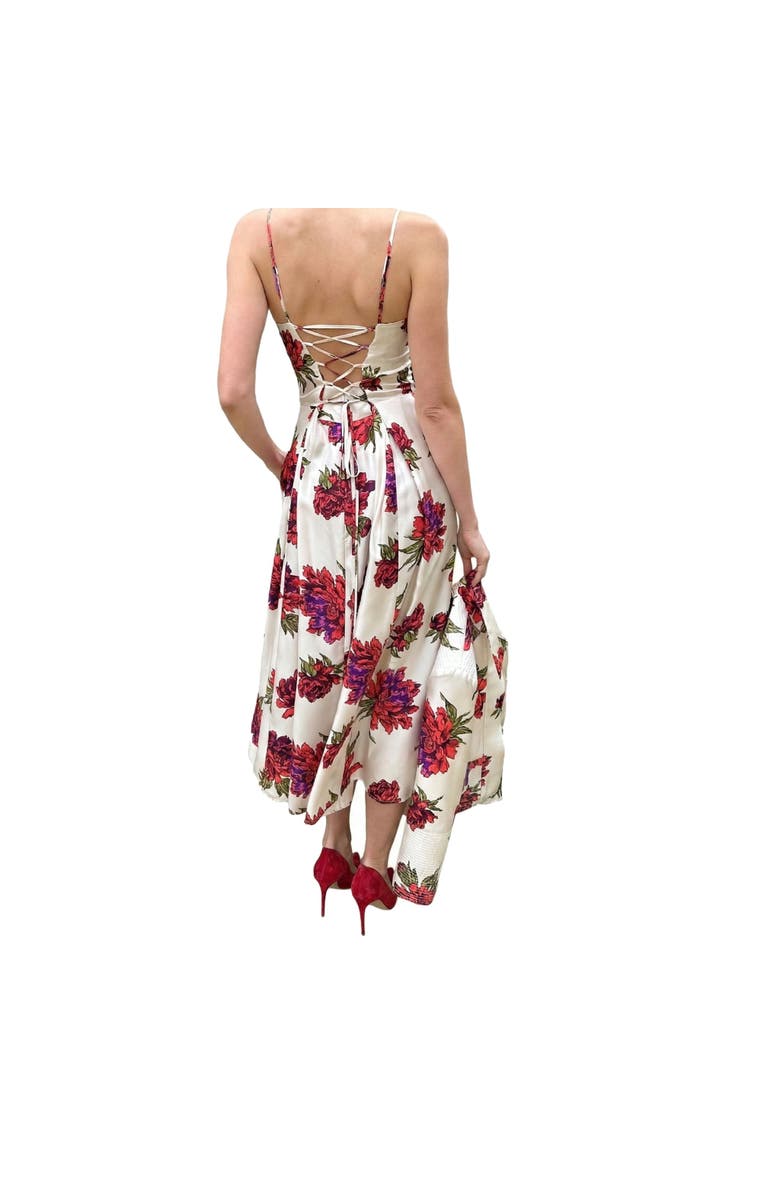 Madison Maison x Julie Harrah-Kelly Dress, Alternate, color, Red