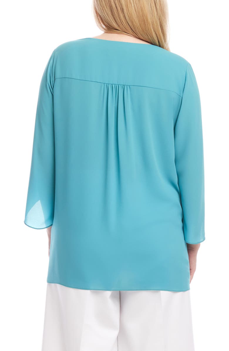 Karen Kane Crossover Hem Asymmetric Top, Alternate, color, 