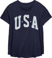 Lost Gods Women's Lost Gods American Blooms Graphic T-Shirt