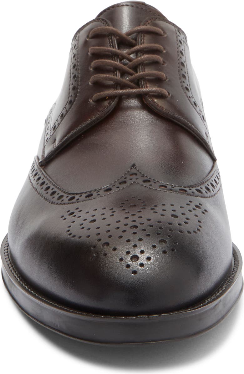 Magnanni Eddison Wingtip Derby, Alternate, color, Brown