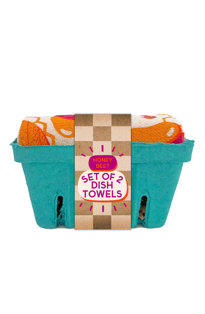 The Neighborgoods Honey Beet - Dish Towel Set of 2, Alternate, color, NO COLOR