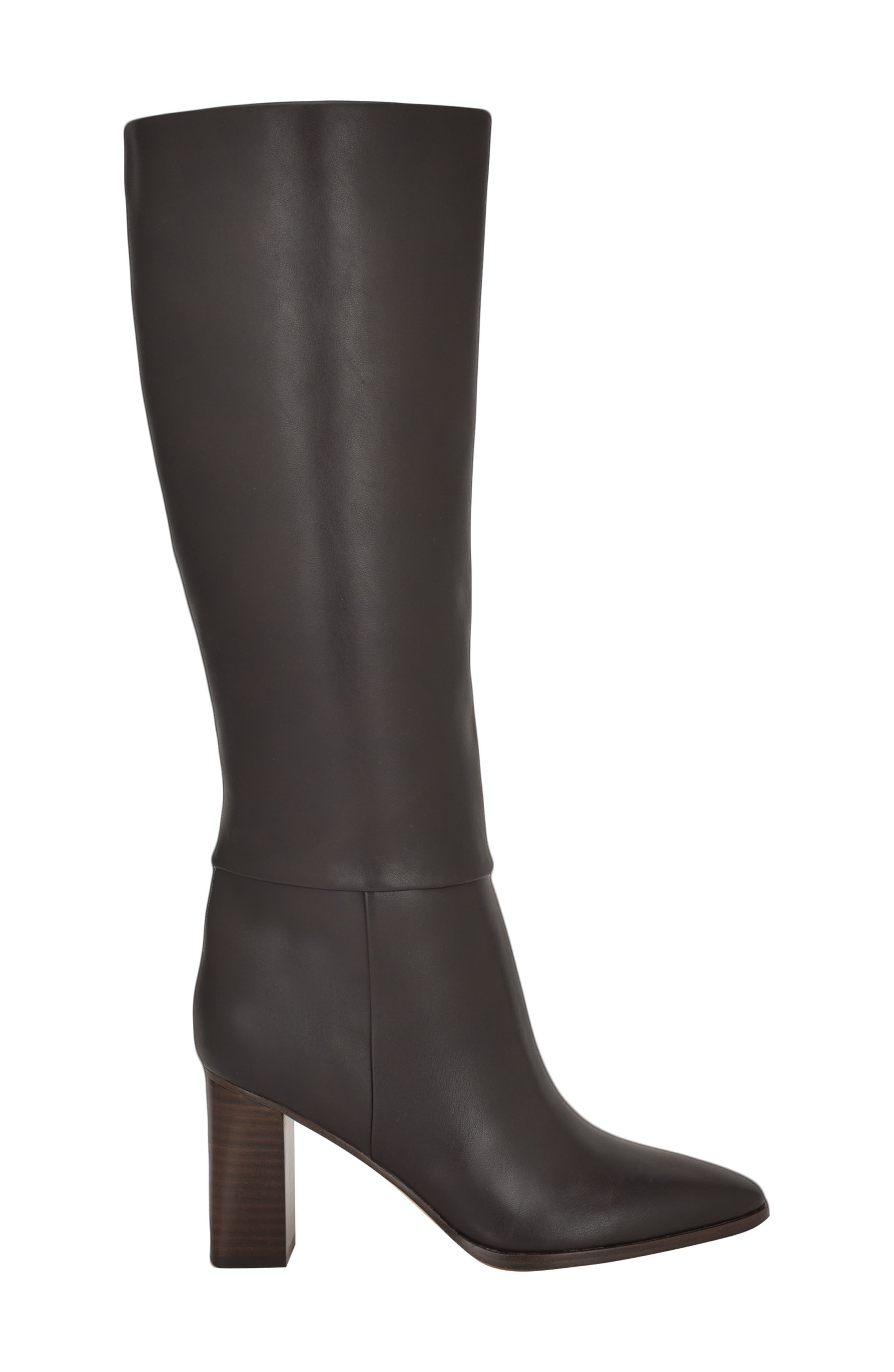 Dawna Knee High Boot, Alternate, color, DARK BROWN