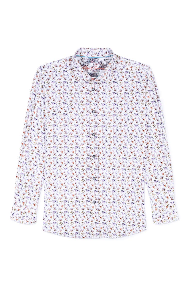 Brauxhall Knit Button-Up Shirt, Alternate, color, WHITE MULTI