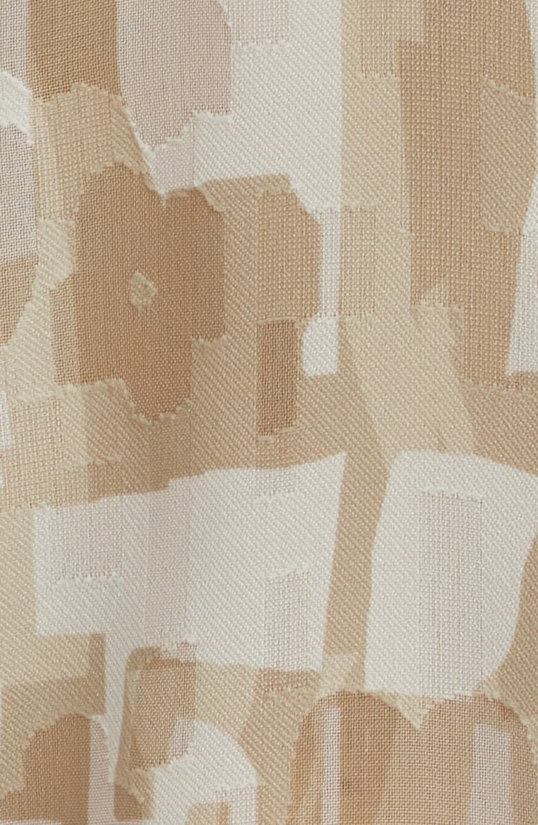 DKNY Allover Print Button-Up Shirt, Alternate, color, Broken City Burnout