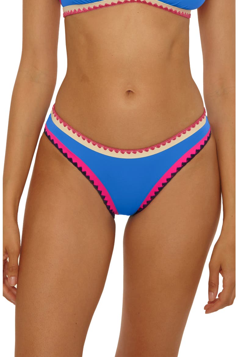 Avila Hipster Bikini Bottoms, Main, color, PEACOCK
