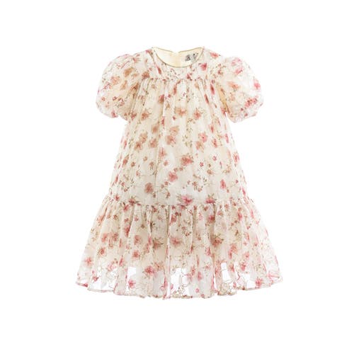 Sweet Cactus Vienna Floral Dress In White