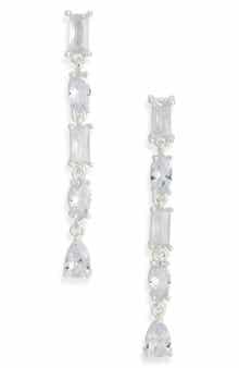 NORDSTROM RACK Cubic Zirconia Linear Earrings