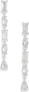 NORDSTROM RACK Cubic Zirconia Linear Earrings