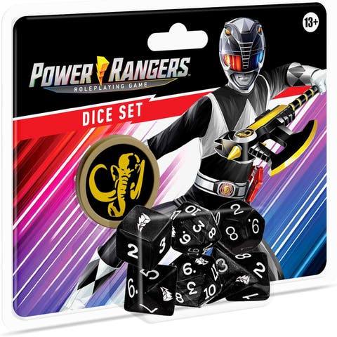 Power Rangers Roleplaying Game Black Dice Set