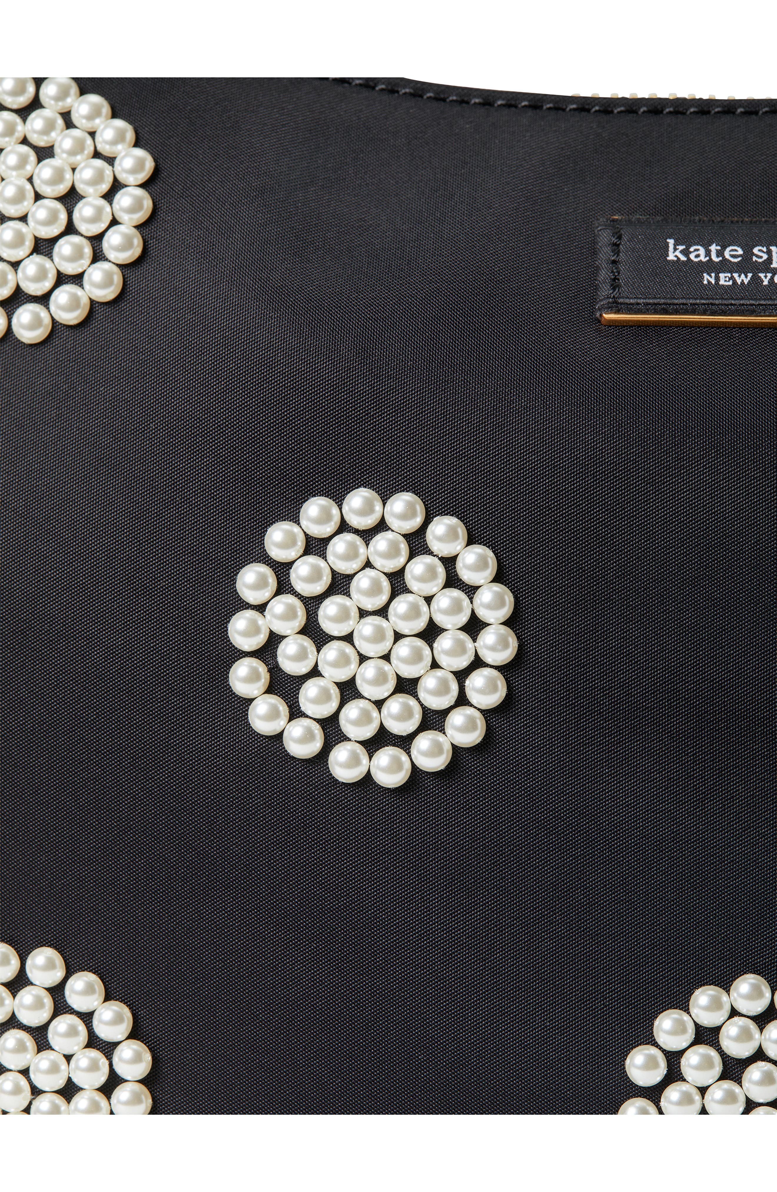 Kate Spade New York small sam imitation pearl shoulder bag, Alternate, color, 