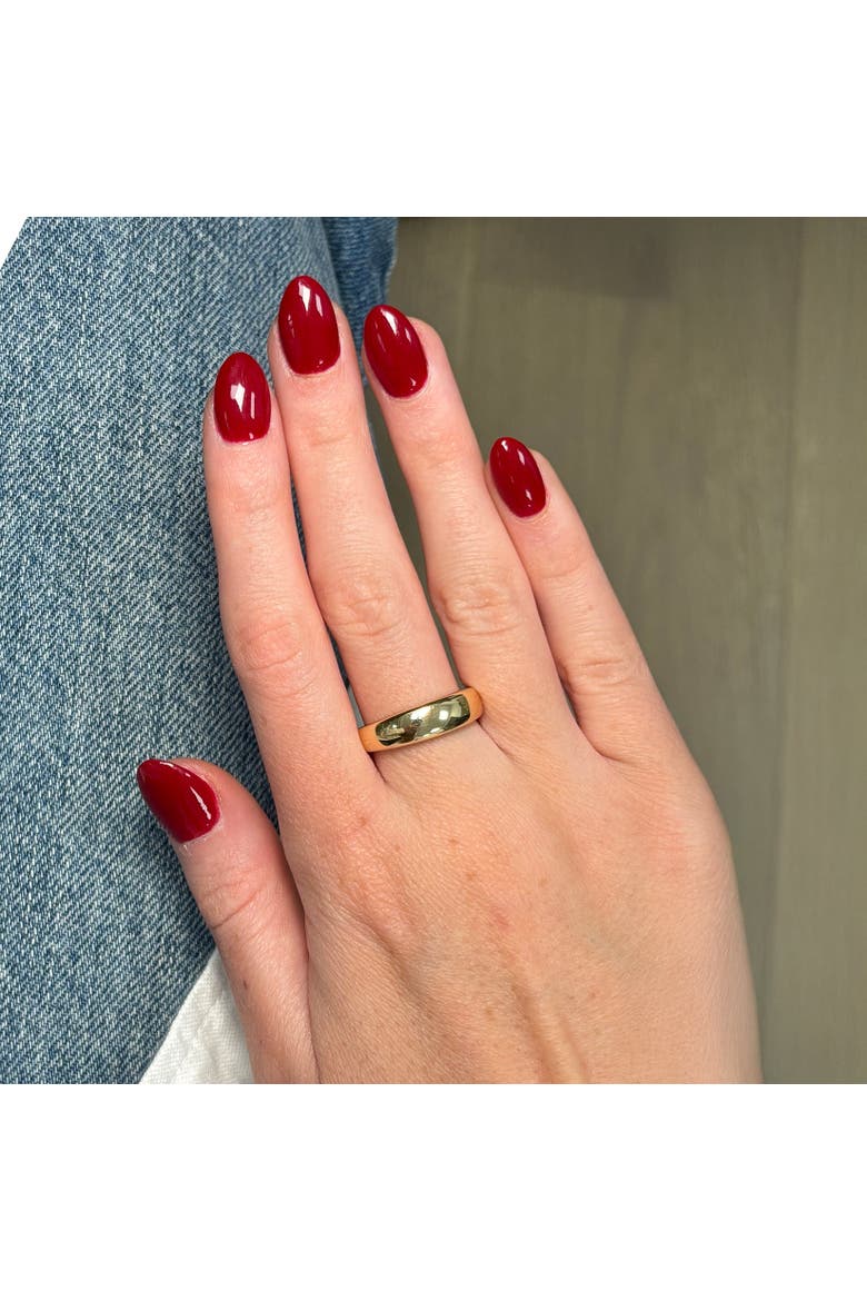 Gold Dome Ring, Alternate, color, Yellow Gold