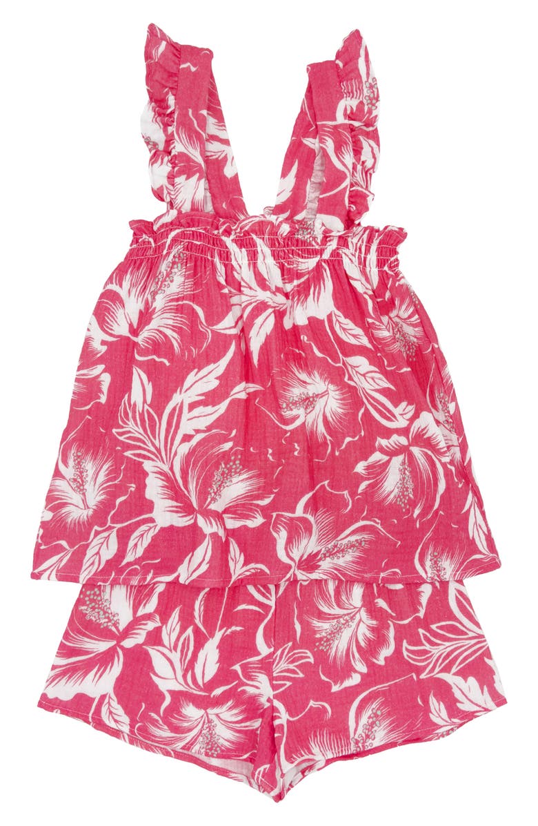 Feather 4 Arrow Kids' Escape Cotton Gauze Tank & Shorts Set, Main, color, 