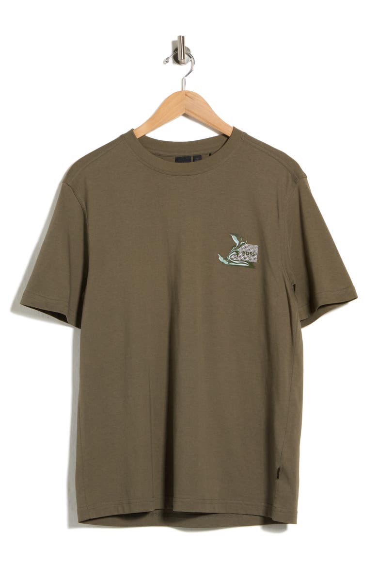 Blueprint Cotton Graphic T-Shirt, Main, color, GREEN