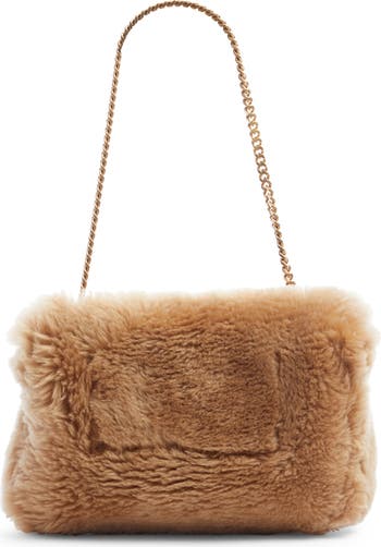 【EMIS】 SHEARLING SHOULDER BAG /追跡付 TOTEME T-Lock shearling shoulder bag | NET-A-PORTER