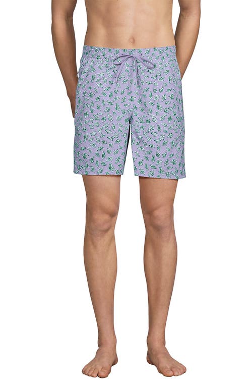 LANDS' END LANDS' END 7 INCH VOLLEY HYDROLINER SWIM TRUNKS