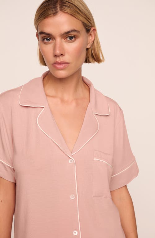 Eberjey Gisele Relaxed Short Pajamas In Pink