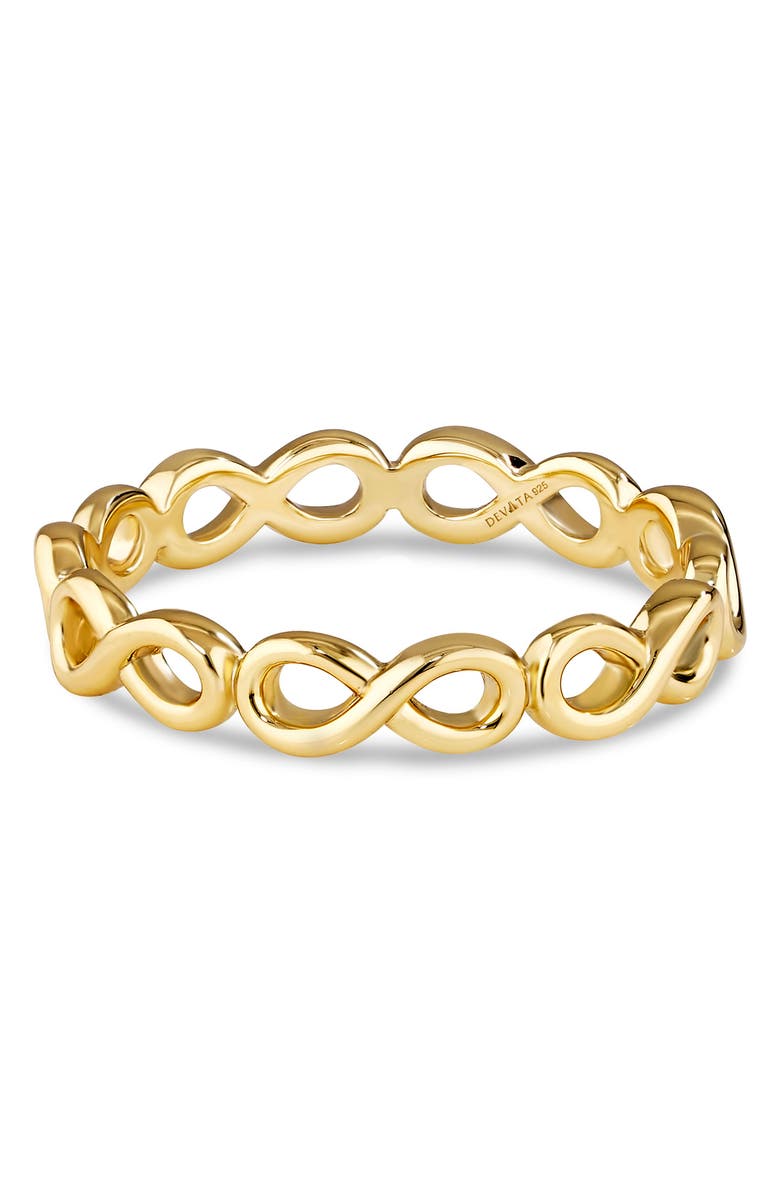 DEVATA Eternity Band Ring, Main, color, Gold