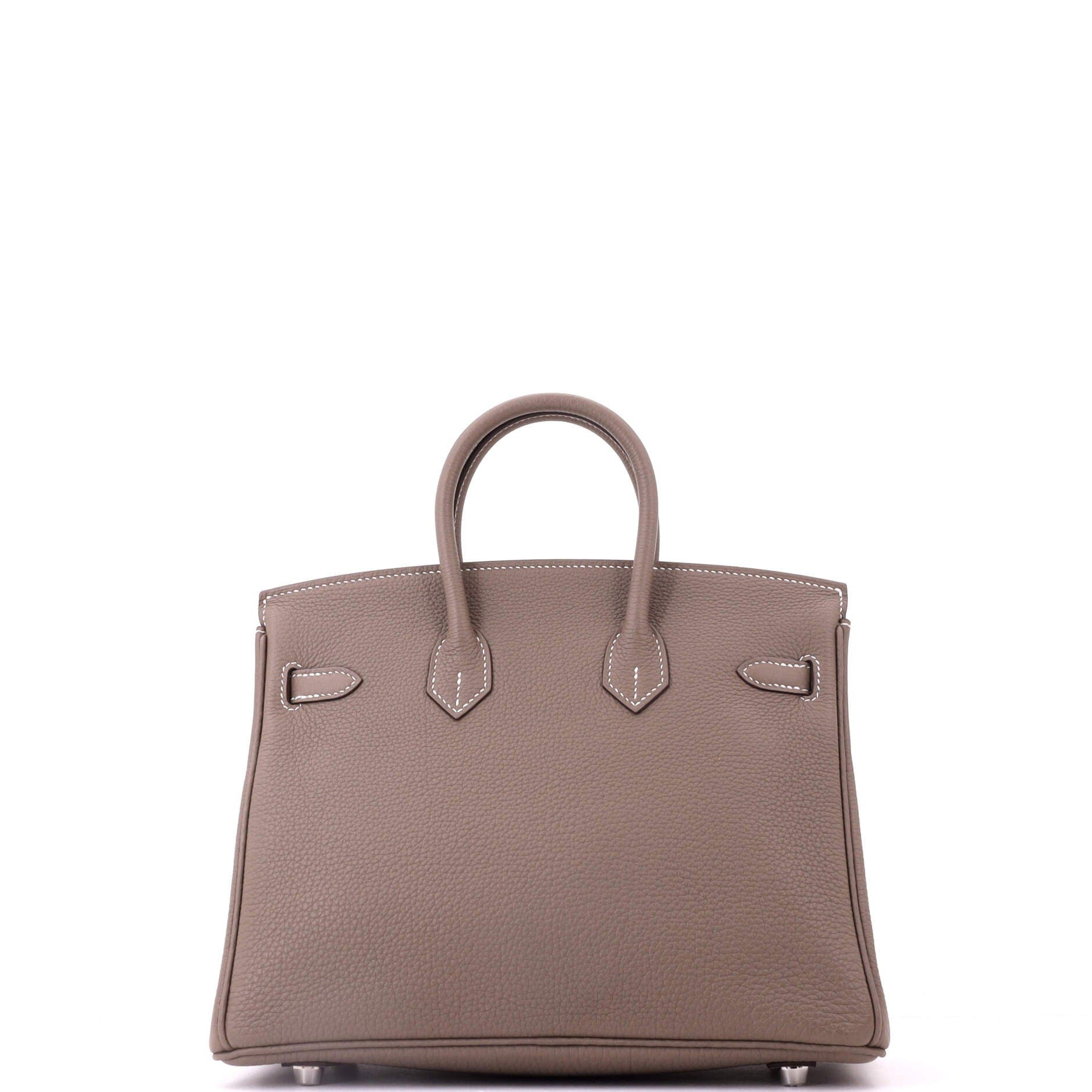 Birkin Handbag Grey Togo with Palladium Hardware 25, Alternate, color, Grey