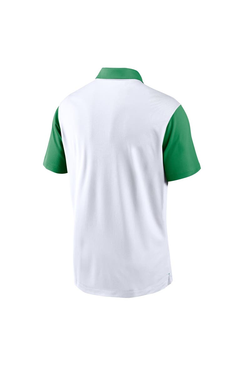 Men's Nike White Oregon Ducks Primetime Campus Vapor Performance Polo, Alternate, color, White