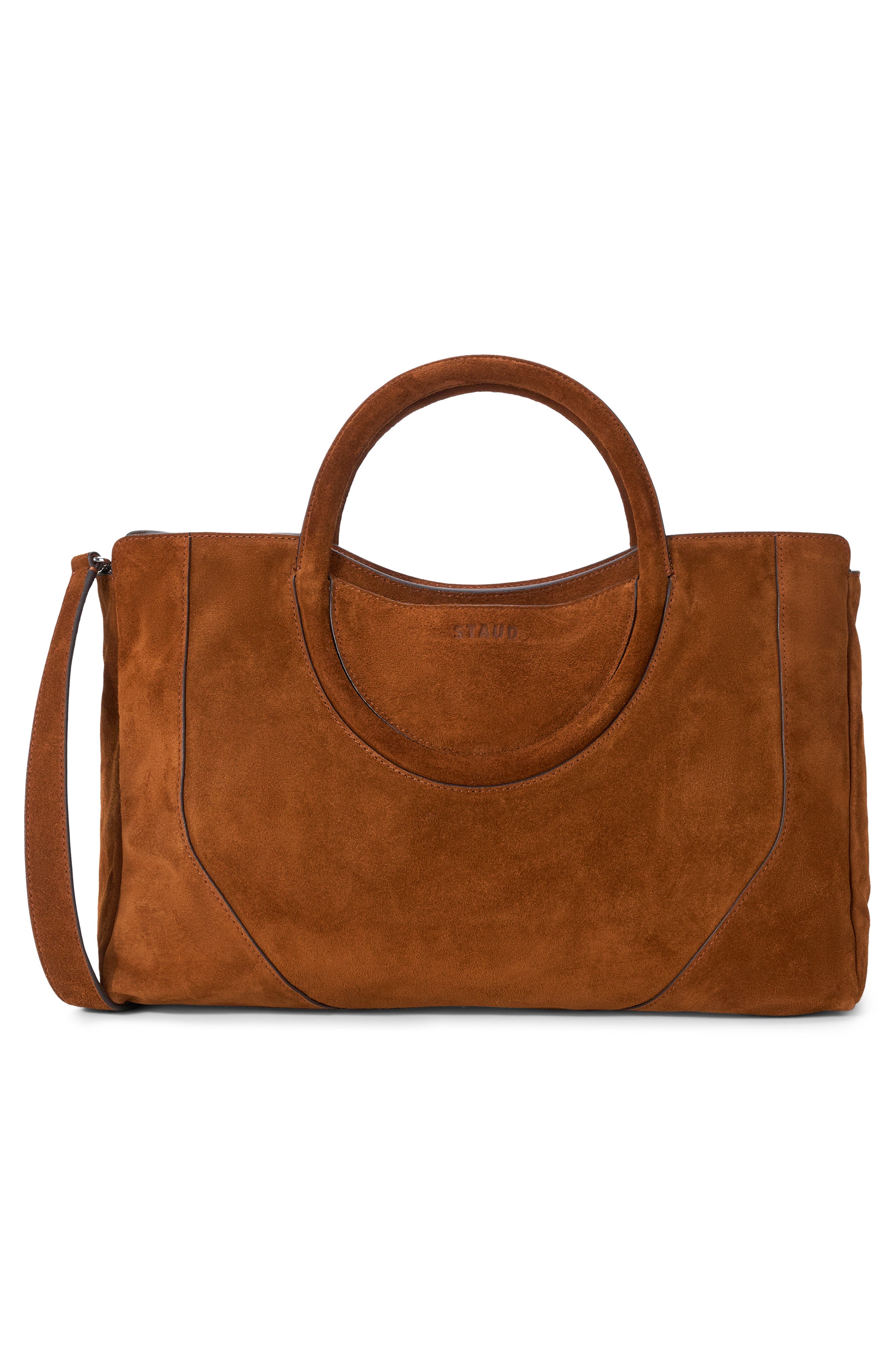 STAUD Maude Leather Satchel, Alternate, color, 