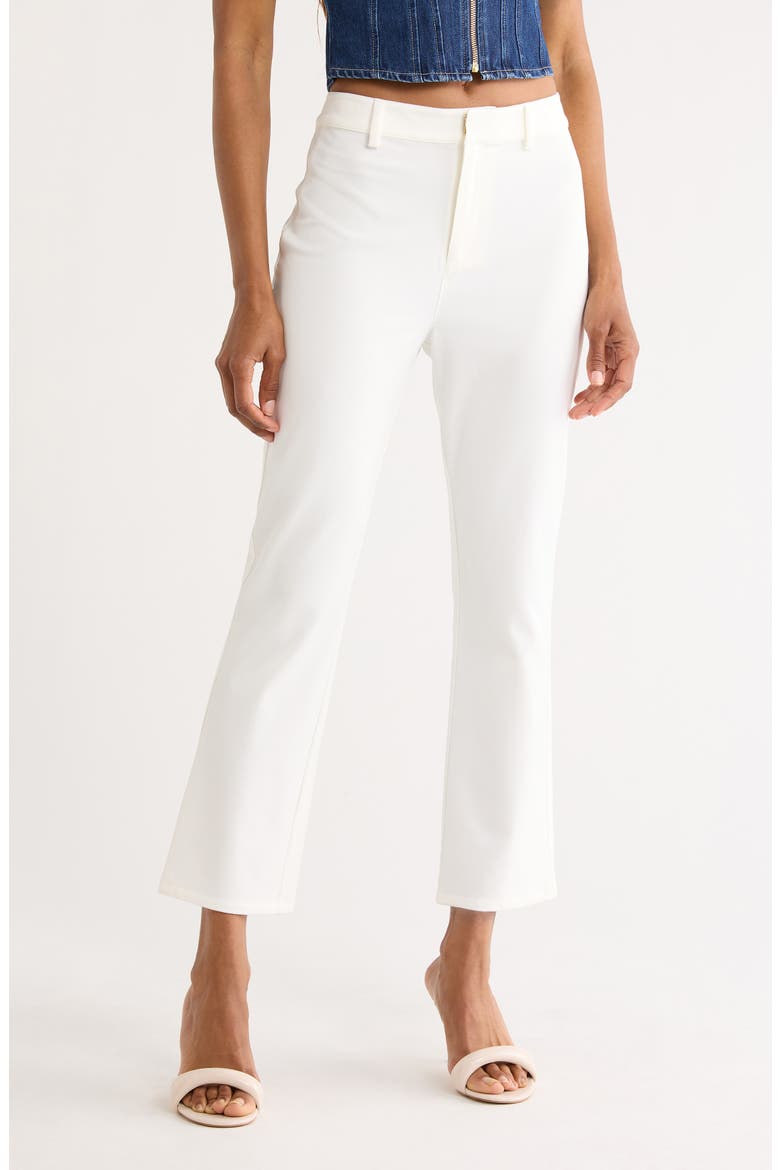 Ketra Baby Bootcut Pants, Main, color, WHITE