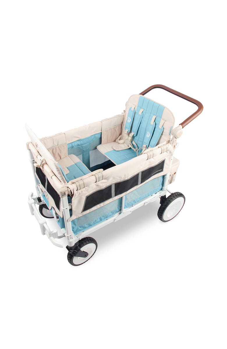 WonderFold VW4 Volkswagen Stroller Wagon, Alternate, color, Bondi Blue