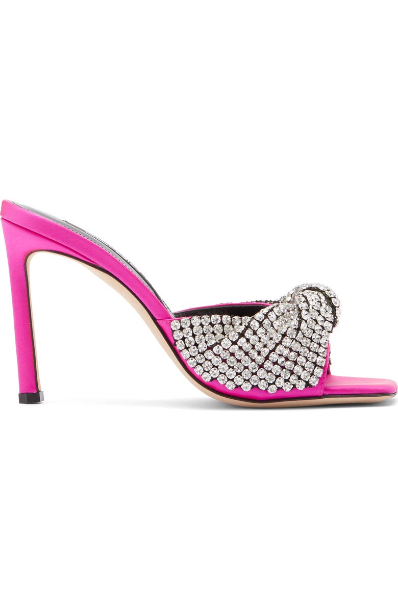 Sergio Rossi Crystal Embellished Slide Sandal, Alternate, color,