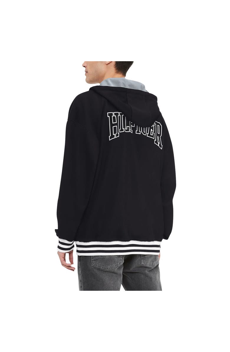 Tommy Hilfiger Men's Tommy Hilfiger Black Las Vegas Raiders Aaron Quarter-Zip Hoodie, Alternate, color, Black
