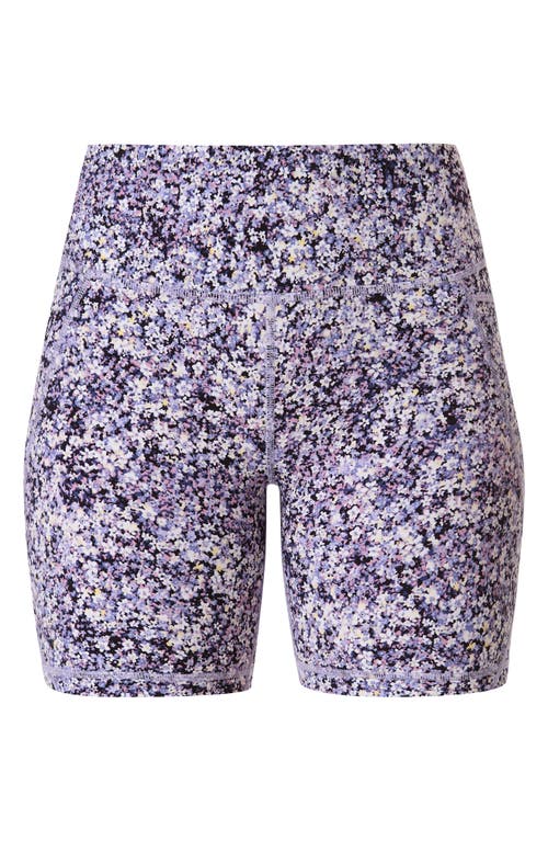Sweaty Betty Womens Power 6 Graphic-print Stretch-jersey Biker Shorts In Multi
