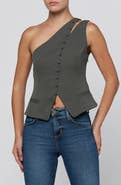 L'AGENCE Zinnia One Shoulder Vest