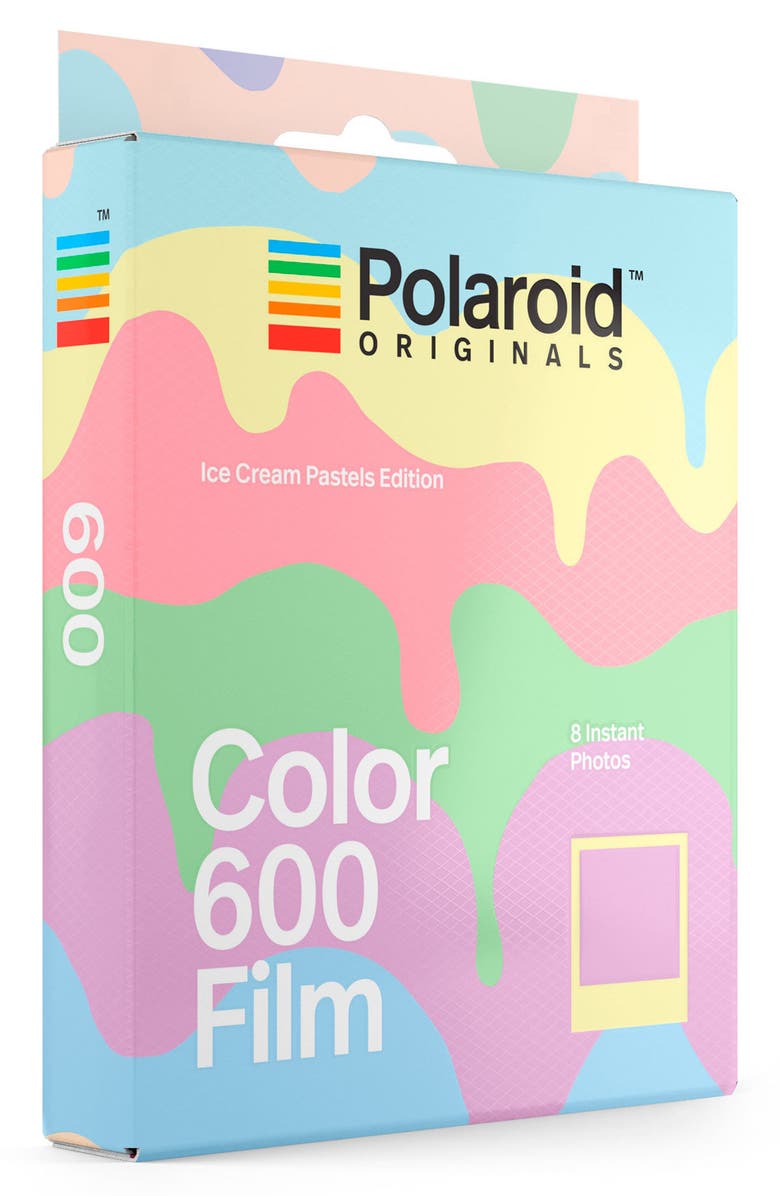 Polaroid Originals Ice Cream Pastels Edition 600 Color Instant Film, Alternate, color, 